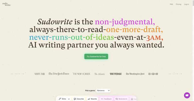 Sudowrite Sudowrite