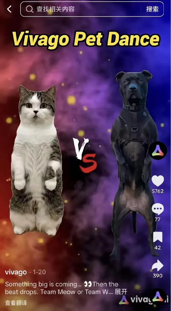 30天拿下千万下载，这家国内AI创企如何在TT上卷赢“宠物舞蹈”热潮