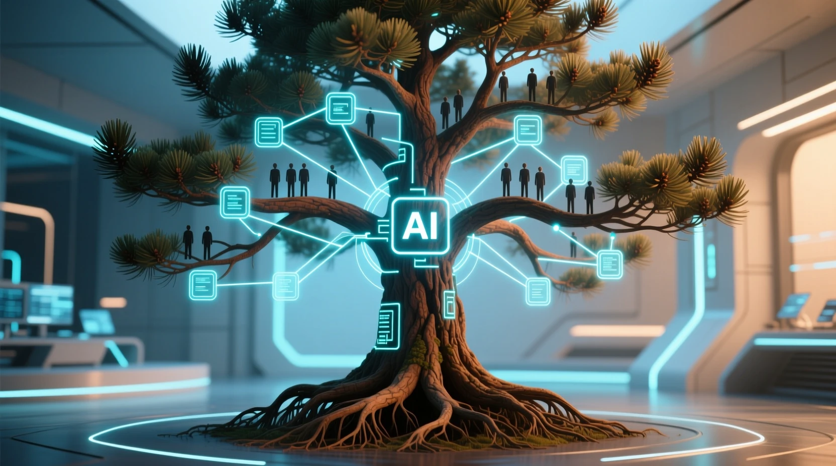 松树型人才结构如何重塑 AI 组织？