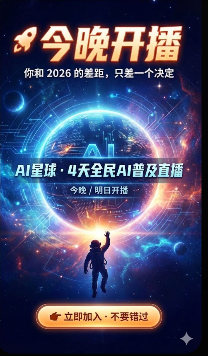 姬剑晶发布“2026一人公司革命”战略，AI星球布局AI超级个体赛道